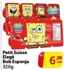 Pires Petit Suisse Elegê Bob Esponja oferta
