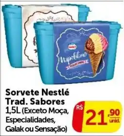 Pires Sorvete Nestlé Trad. Sabores oferta