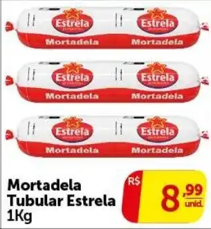Pires Mortadela Tubular Estrela oferta