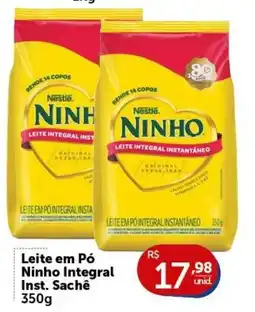Pires Leite em Pó Ninho Integral Inst. Sachê oferta