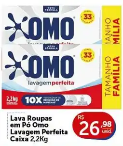 Pires Lava Roupas em Pó Omo Lavagem Perfeita oferta