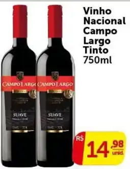 Pires Vinho Nacional Campo Largo Tinto oferta