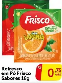 Pires Refresco em Pó Frisco Sabores oferta