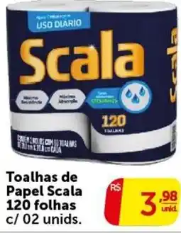 Pires Toalhas de Papel Scala oferta