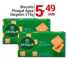 X Supermercados Biscoito Piraquê Água Gergelim oferta