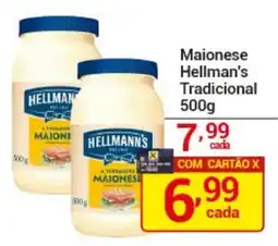 X Supermercados Maionese hellman's tradicional oferta