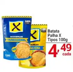 X Supermercados Batata Palha X oferta