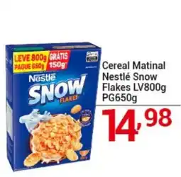 X Supermercados Cereal matinal nestlé snow flakes oferta