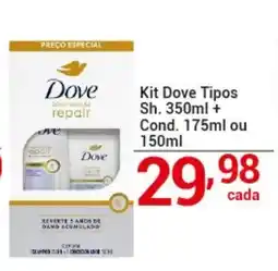 X Supermercados Kit Dove Tipos oferta