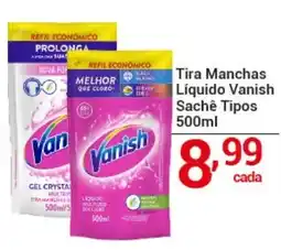 X Supermercados Tira Manchas Líquido Vanish Sachê Tipos oferta