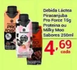 X Supermercados Debida Láctea Piracanjuba Pro Force 15g oferta