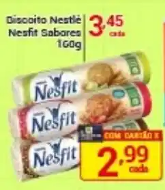 X Supermercados Discoito Nestlé Nesfit Sabores oferta