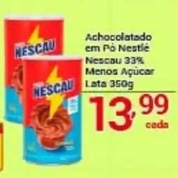 X Supermercados Achocolatado em Pó Nestlé Nescau 33% Menos Açúcar oferta