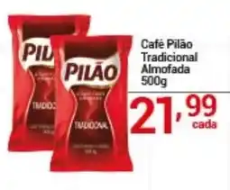 X Supermercados Café Pilão Tradicional Almofada oferta