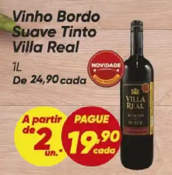Vinho Bordo Suave Tinto Villa Real