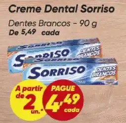 Dia Creme Dental Sorriso Dentes Brancos oferta