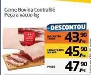 Tenda Atacado Bovina - carne bovina contrafilé peça a vácuo oferta