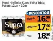 Tenda Atacado Supra - papel higiênico folha tripla oferta