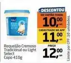 Tenda Atacado Select - requeijão cremoso tradicional ou light oferta