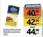 Tenda Atacado Ipanema - queijo mussarela fatiado oferta