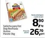 Tenda Atacado Aurora - salsicha para hot dog resfriada oferta