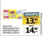 Tenda Atacado Embalixo - saco lixo perfumado pia e banheiro branco oferta