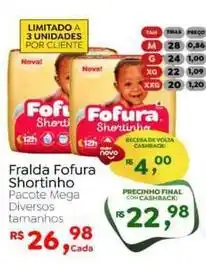 Fofura - fralda shortinho