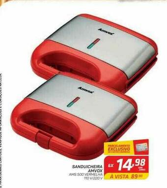 GBarbosa Sanduicheira Amvox oferta