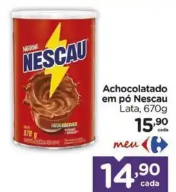 Carrefour Achocolatado em pó Nescau oferta