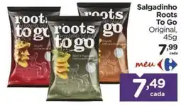 Carrefour Salgadinho roots to go original oferta