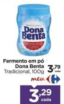 Carrefour Fermento em pó Dona Benta Tradicional oferta