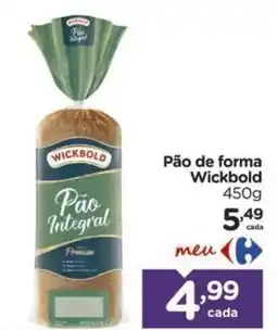 Carrefour Pão de forma Wickbold oferta