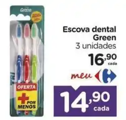 Carrefour Escova dental Green oferta