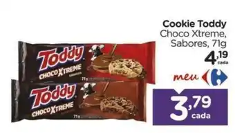 Carrefour Cookie Toddy Choco Xtreme, Sabores oferta