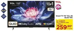 Carrefour Smart TV TCL 4K QLED T6C oferta