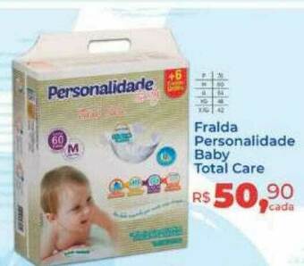 Hiper Farma Fralda Personalidade Baby Total Care oferta