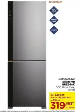 Carrefour Refrigerador Brastemp BRE66AK oferta