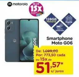 Carrefour Smartphone moto g06 oferta