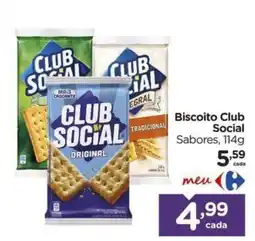 Carrefour Biscoito Club Social Sabores oferta