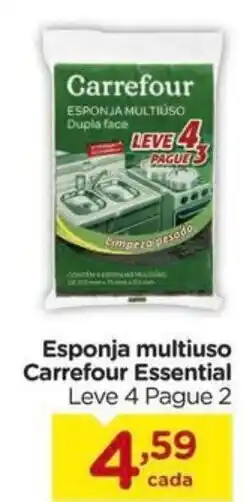 Carrefour Esponja multiuso Carrefour Essential oferta