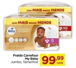Carrefour Fralda Carrefour My Baby Jumbo oferta