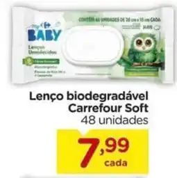 Carrefour Lenço biodegradável Carrefour Soft oferta
