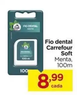 Carrefour Fio dental carrefour soft menta oferta