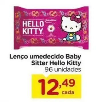 Lenço umedecido baby sitter hello kitty
