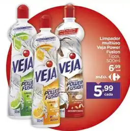 Carrefour Limpador multiuso veja power fusion oferta