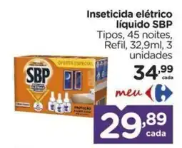 Carrefour Inseticida elétrico líquido sbp oferta