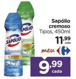 Carrefour Sapólio cremoso Tipos oferta