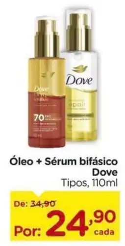 Carrefour Óleo + Sérum bifásico Dove Tipos oferta