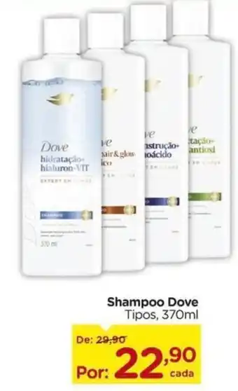 Shampoo Dove Tipos