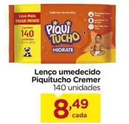 Carrefour Lenço umedecido PiquituchO Cremer oferta